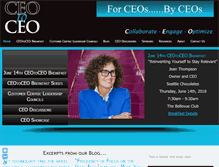 Tablet Screenshot of ceotoceo.com